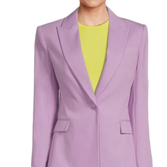 BCBGMAXAZRIA Peak Lapel Blazer Lavender MULTI SIZES NWT - Picture 3 of 7